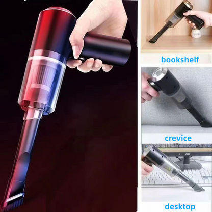 Cordless Handheld Vacuum — 120W, 9000Pa Suction for Car & Home