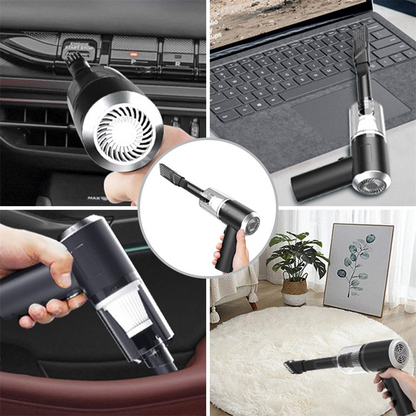 Cordless Handheld Vacuum — 120W, 9000Pa Suction for Car & Home