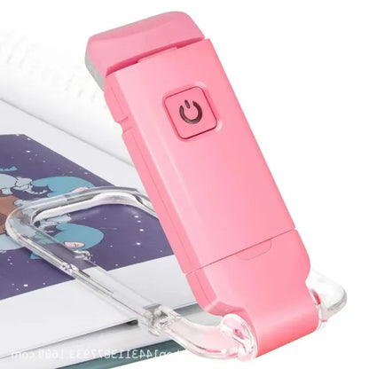 Clip-On LED Book Light — USB Rechargeable, Eye Protection