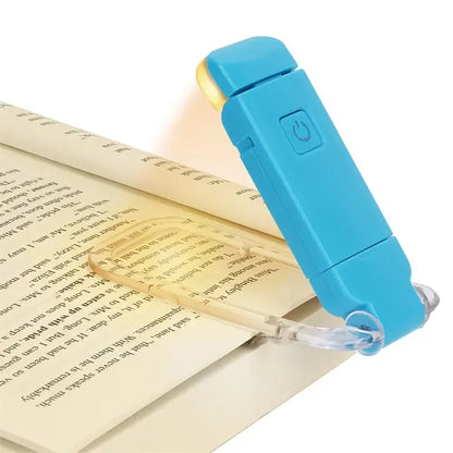 Clip-On LED Book Light — USB Rechargeable, Eye Protection