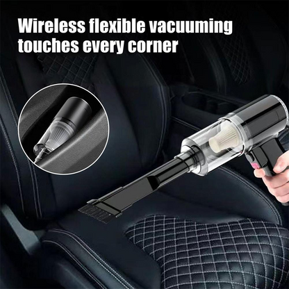 Cordless Handheld Vacuum — 120W, 9000Pa Suction for Car & Home