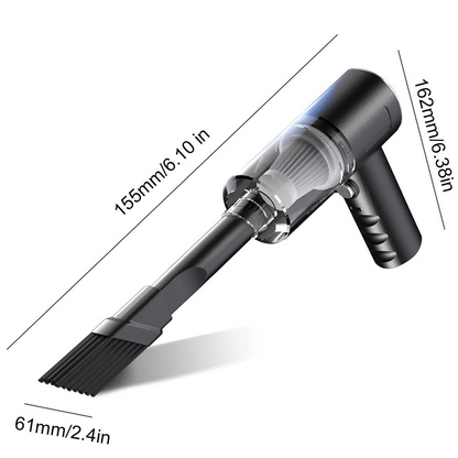 Cordless Handheld Vacuum — 120W, 9000Pa Suction for Car & Home